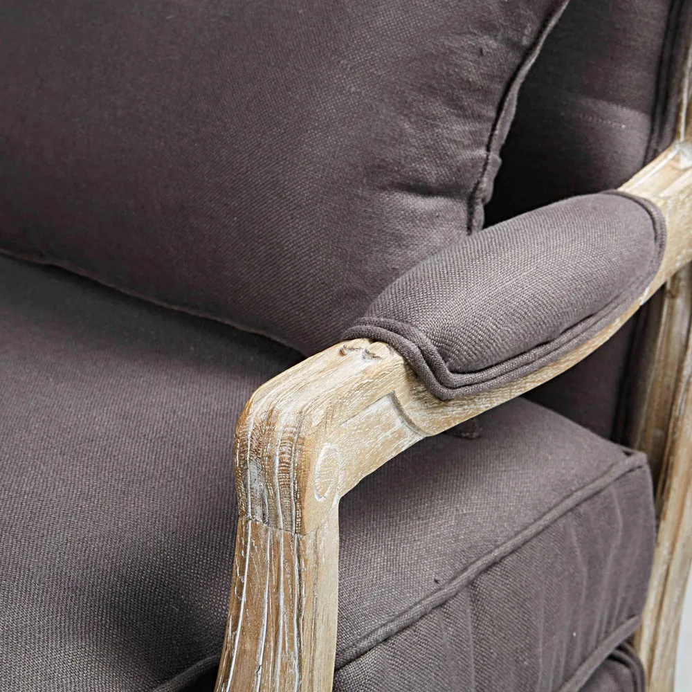 Djelfa Antique French Style Solid Wood Bedroom Chairs Furniture Set