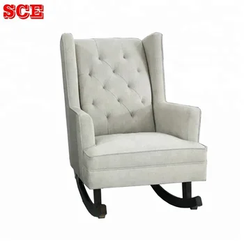upholstered rocking recliner