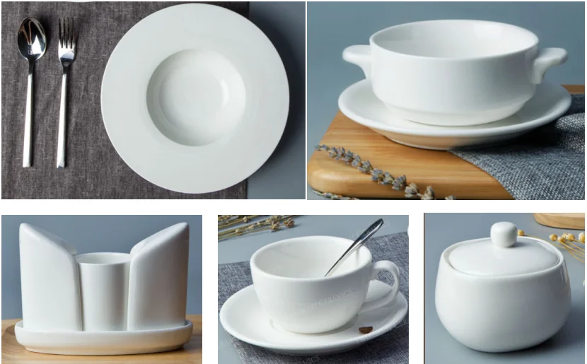product-Two Eight-Europe style novelty personalized white bone china dinnerware set for restaurant-i-3