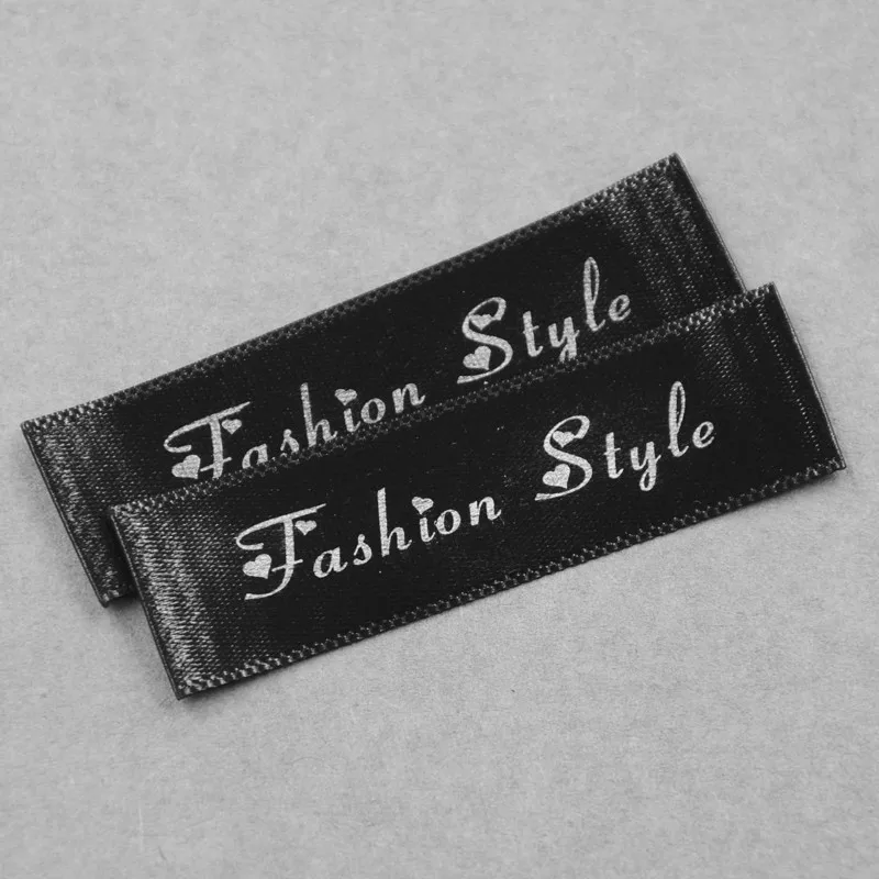 Silk Screen Printed Clothing Label/woven Labels - Buy Clothing Labels ...