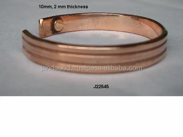 Men Women Pure Copper Bracelet Solid Heavy Twist Therapy Arthritis Pain  Healing - Walmart.com