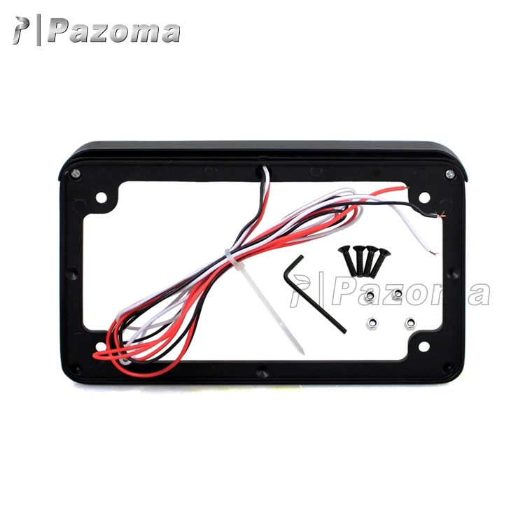 Wholesale Price Usa Style 7" X 4" Billet Black Aluminum License Plate