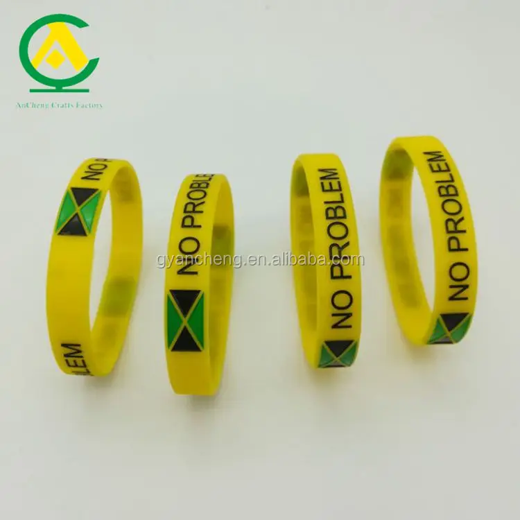 jamaican rubber bracelets