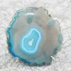 Wholesale Natural Agate Slice Ring Silver Plated Ring Jewelry India