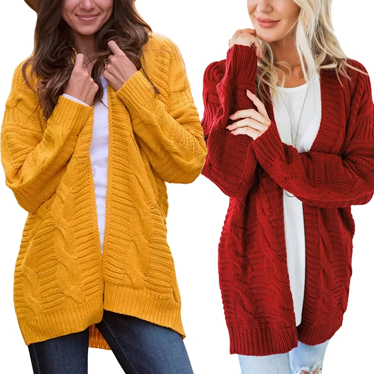 Custom 2018 Fashion Cardigan Design Winter Long Sleeve Knitted Sweater Women - Buy Sweater Women,Cardigan Sweater,Knitted Sweater Product on Alibaba.com