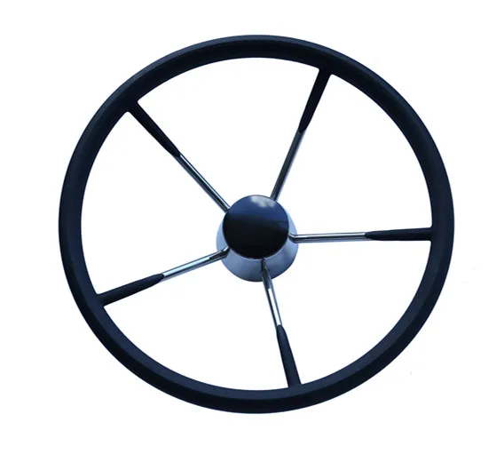 Marine Steering Wheel W/black Foam Caoting For Boat/yacht Buy