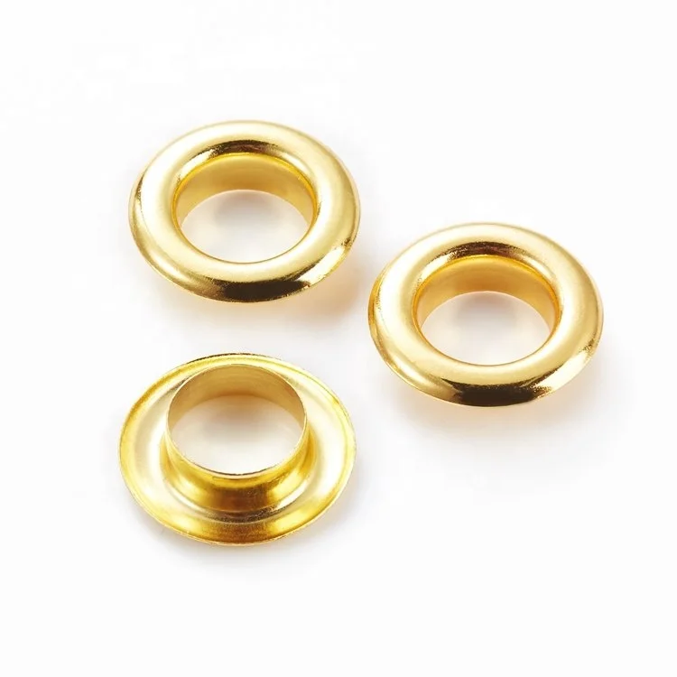  Plating metal eyelet for clothing shoes   curtain Small Tourniquet eyelets 17mm x 11mm