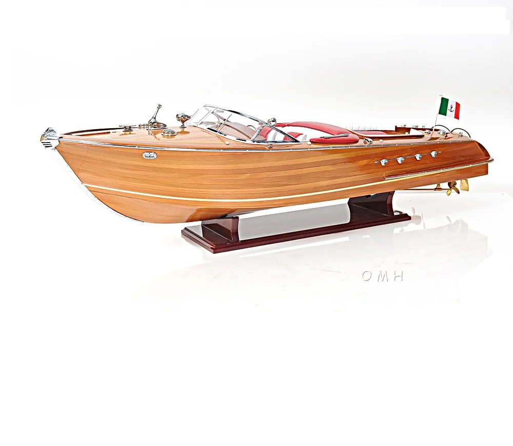 Sammeln & Seltenes Transport Riva Aquarama 34" Wood Model Boat L 87 cm