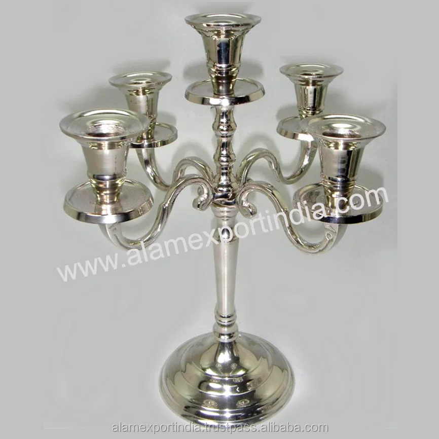 Small 5 Arms Cheap Crystal Candelabras For Weddings Buy Small 5 Arms