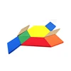 Teaching aid GD fun 49PCS EVA jumbo pattern blocks Geo Foam 3D blocks