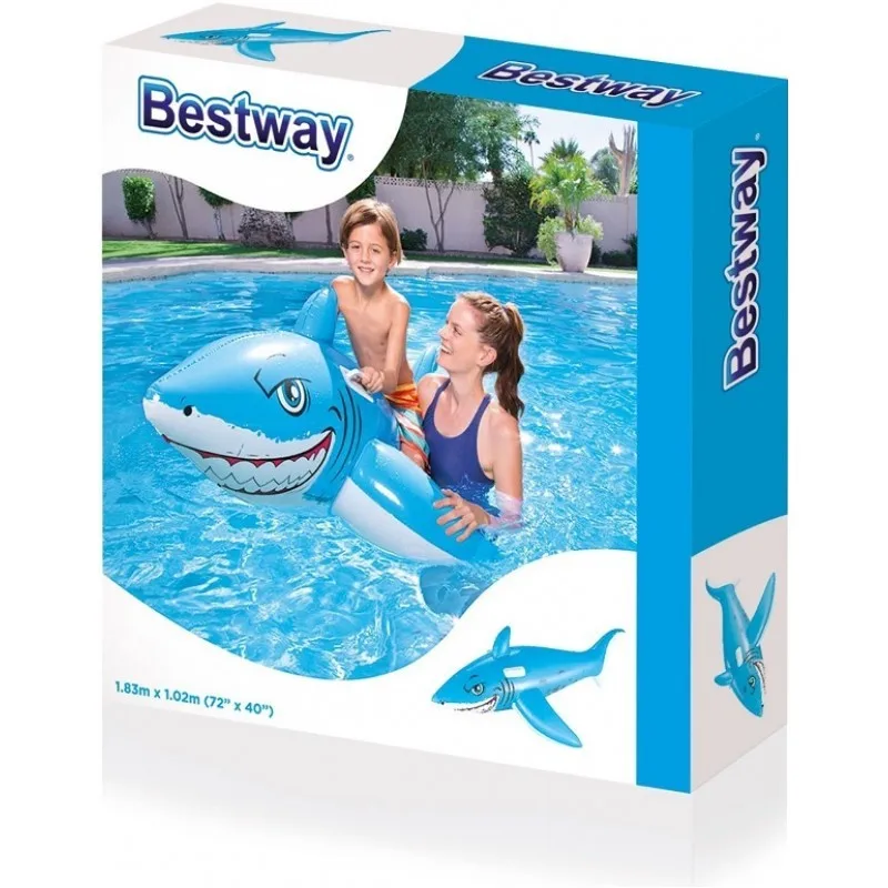 great white shark pool float