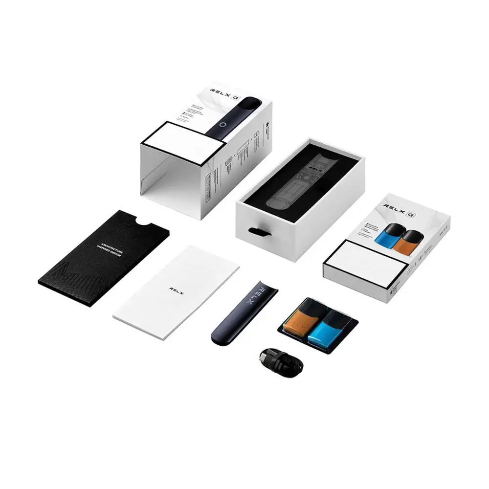 relx alpha 可再充装 1.6毫升兼容 pod 入门套件标准版电子香烟 vape