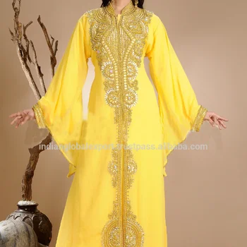 élégant Caftan Georgette Marocain Robe De Mariée Robe Musulmane Pour Les Femmes Buy Beau Caftan Pakistanais Marocain De Fantaisie De Partie Dans La