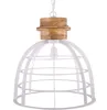 Mango wood Metal Lamp pendant light