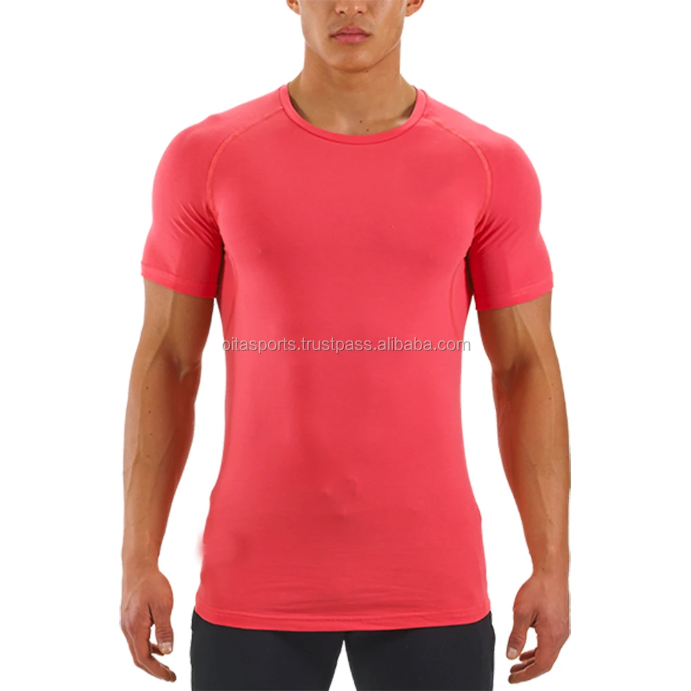 Aqua Cotton Elastane Gym Element Fitness Tshirts Buy Cotton Spandex