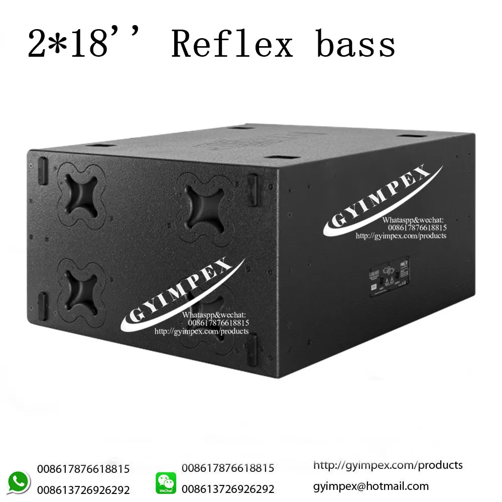 Quality Plywood And 18"x2 Size 18" Subwoofer Speaker Box Buy