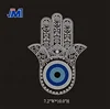 Bling Hamsa hand hotfix rhinestones iron on transfer applique for T-shirt