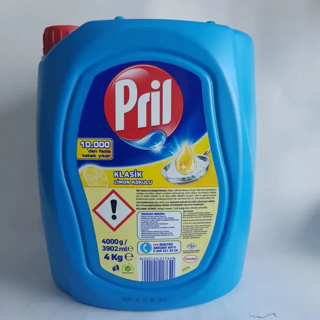 hot selling pril 3902ml/4000gr dish washing liquid detergant