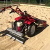 Hydraulically controlled vibrating screen sand beach cleaning machines