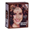 natural herbal brush on hair colour powder-no developer required//peach hair colour