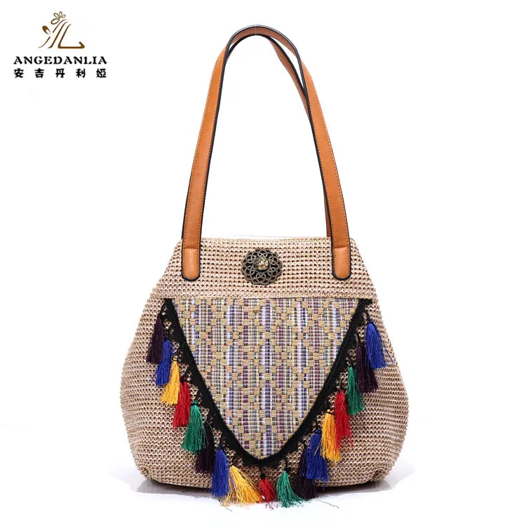 Hot Ethnic Style Women Handmade Boho Tote Bag Wayuu Hand Bags Dubai Handbags Purses Product On Alibaba