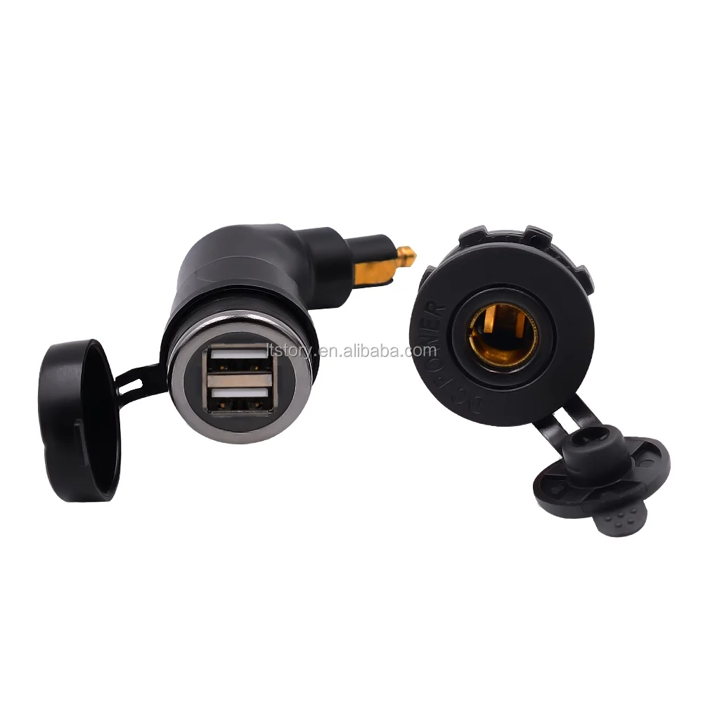 Din Merit Plug With Usb Socket Buy Din Merit Plug With Usb Socket,12v
