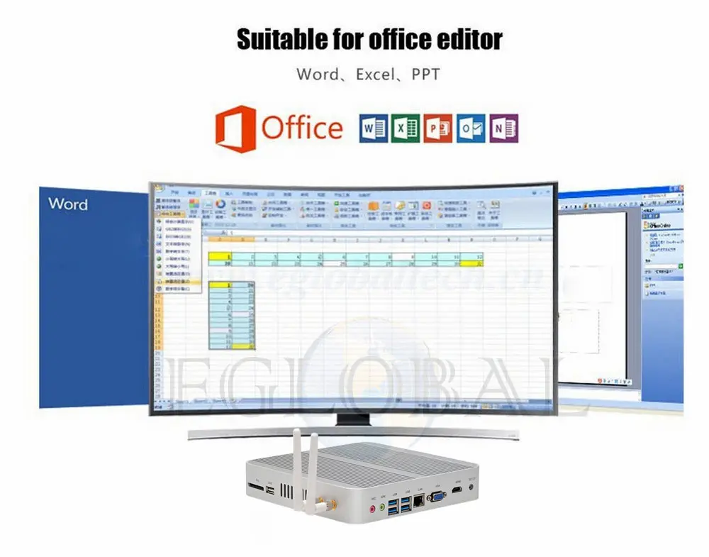 EGLOBAL Mini PC Intel celeron 1007u Dual Core partaker minipcs Intel  Win10/Linux pc gamer| Alibaba.com