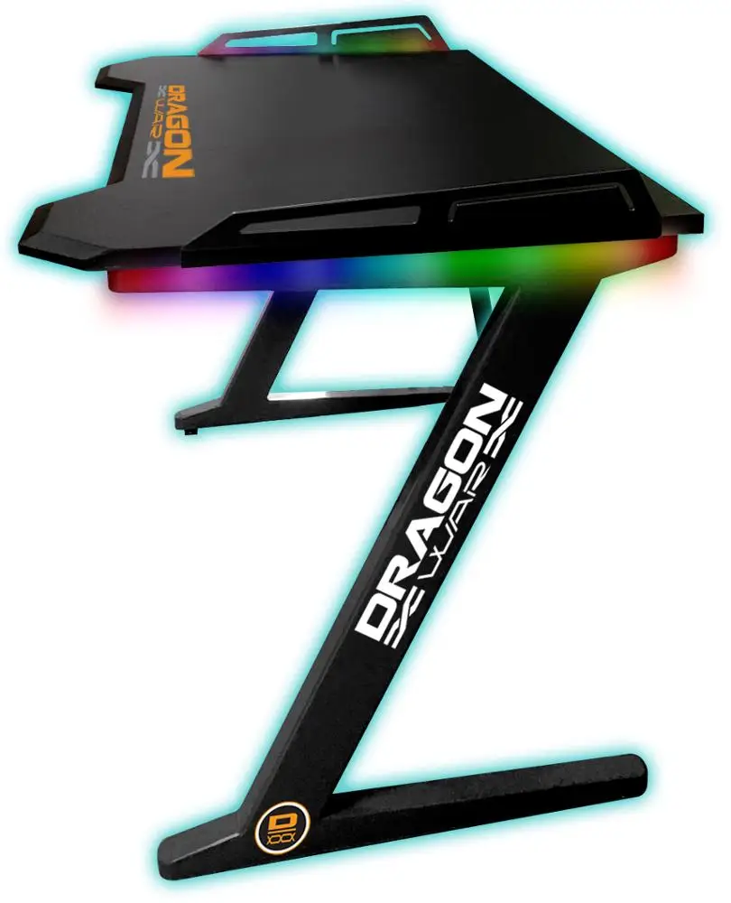 Nieuwe ontwerp beste verkopen zwarte kleur USB hub RGB multi kleuren afstandsbediening gaming pc game bureau