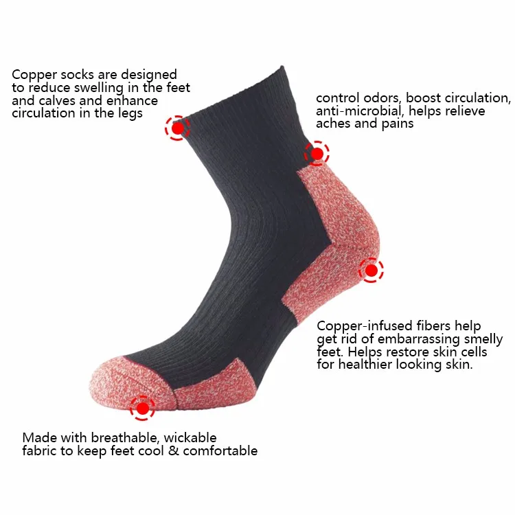 knee-high medical exercise graduated compression socks