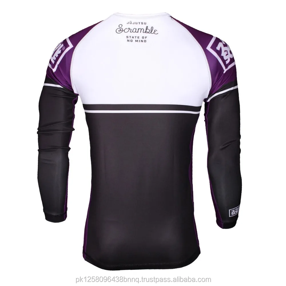 Custom Printed Bjj Rash Guard Sublimated Rash Guard Manufacturer Design