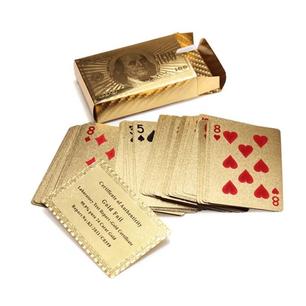 Wholesale Gold Playing Cards 24k Gold Plated Playing Cards Buy Gold