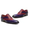 BLAKE STITCH CONSTRUCTION SHOES - Italian Contemporary Spectator Wingtip Oxford Shoes for men - Friday Dress shoes - Handmade