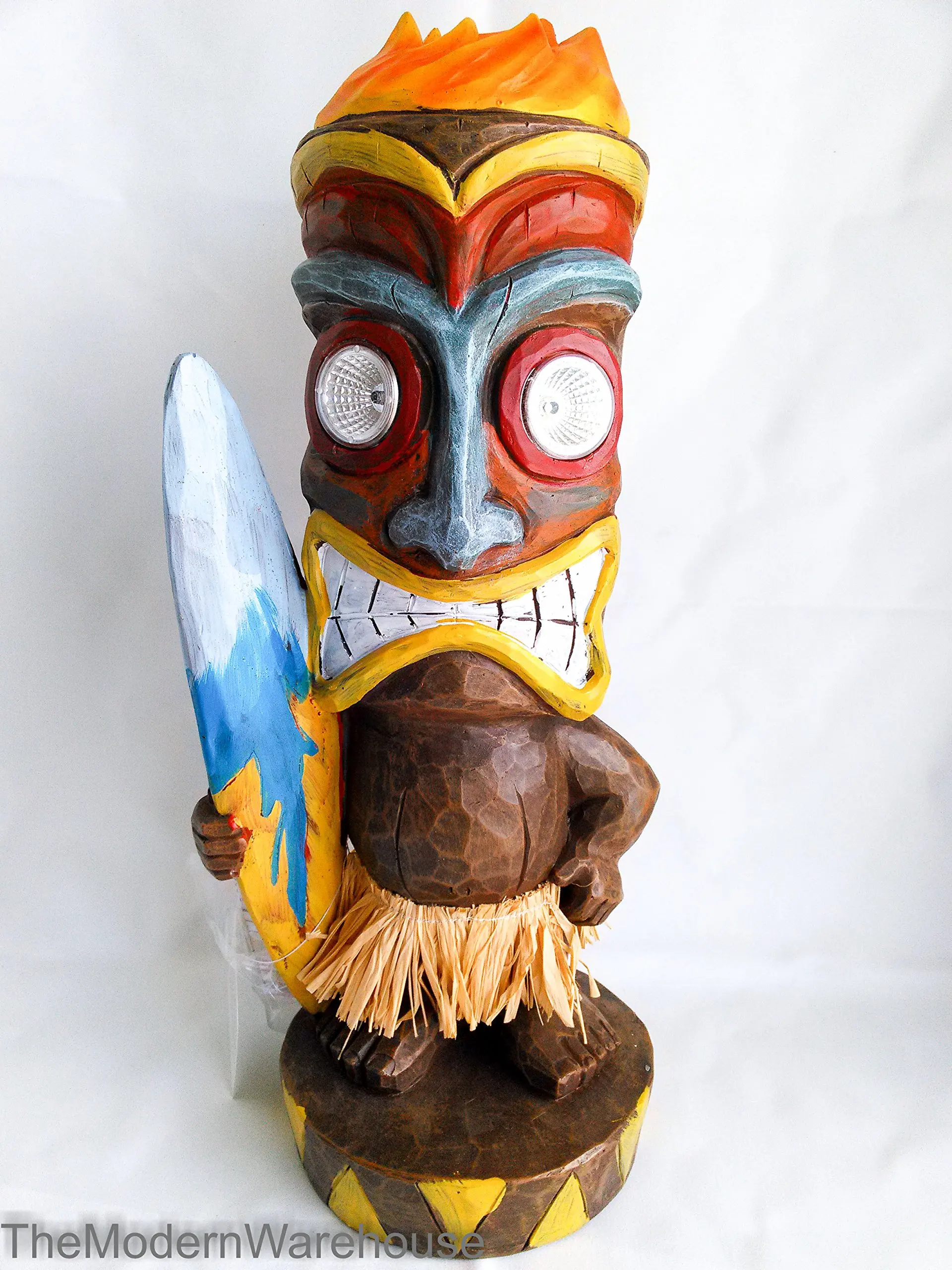 plastic tiki statues