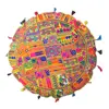 New Design Indian 32" Round Floor Cushion Cover Patchwork Handmade Decor colorful decorative ottoman pillow cushion cover