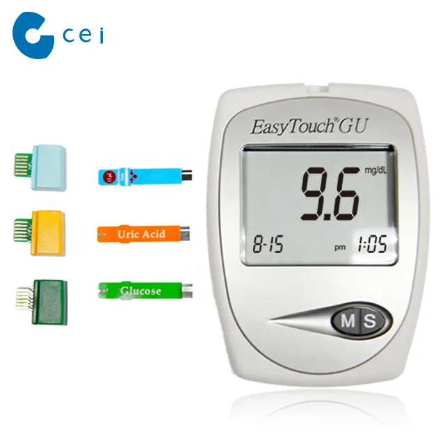 New Bluetooth Diabetes Productos Blood Glucose Monitor Uric Acid Meter