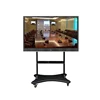 Smart class 55 65 75 86 inch LCD interactive touch screen smart white board with stand for meeting and school teaching