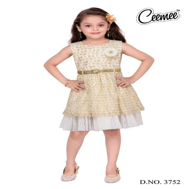 short belt frock