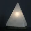 Himalayan Crystal Rock Salt White Pyramid Shaped USB Decor Night Light Lamps, Customized All Types Of Shapes Available