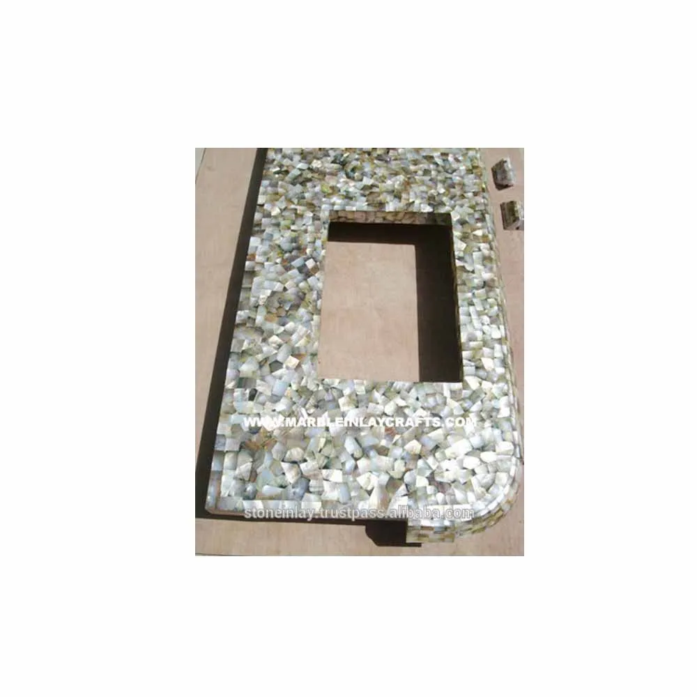 Sea Shell Mother Of Pearl Mirror Frame Mop Decorative Table Top Picture Product On Alibaba