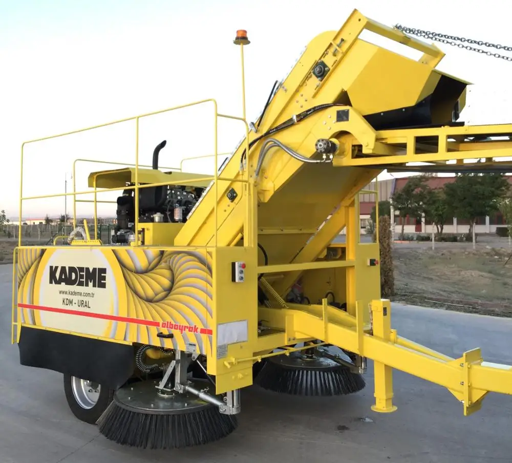 Tow Truck Road Sweeper With Elevator And Belt Conveyor / Road Sweeper Price Buy Road Sweeper