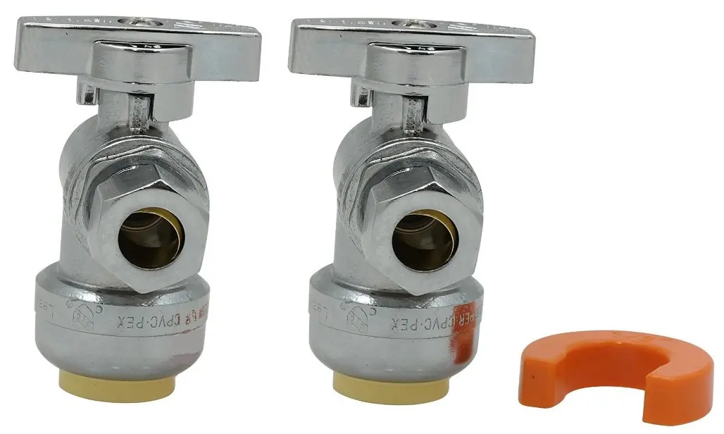 Lead free brass couplings for Copper Pipe 3/4 Elbow 2 Pack U256LF with Disconnect Clip PEX CPVC
