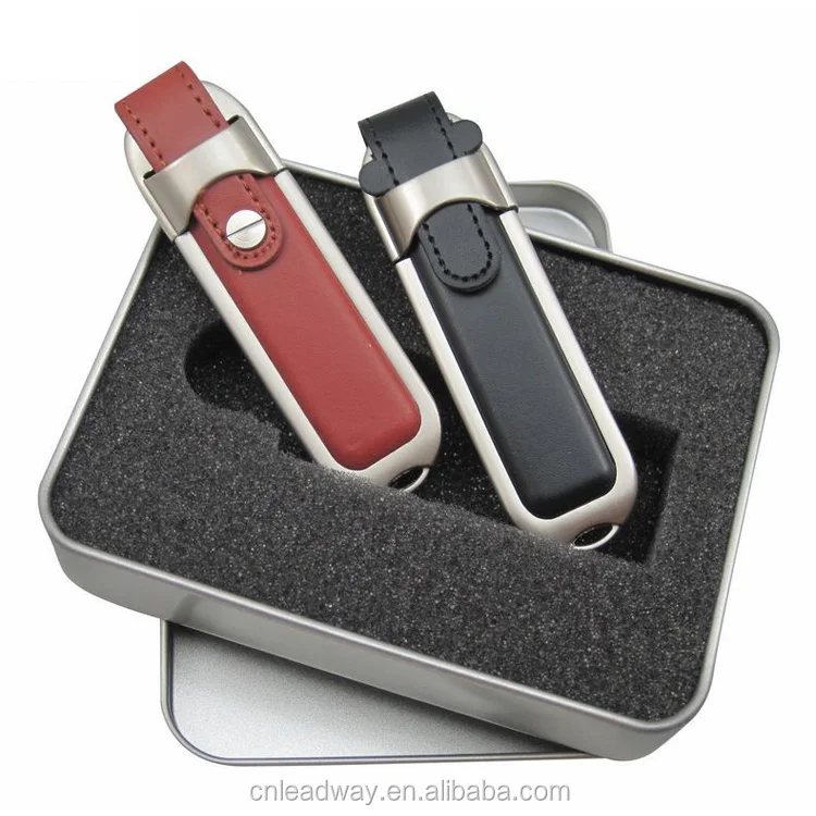 cost price high quality PU leather and real leather usb 16gb 32gb 64gb custom embossing logo - ANKUX.COM