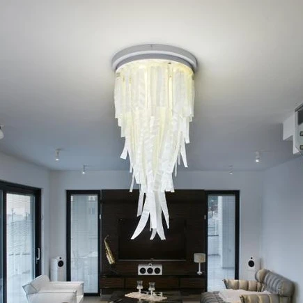 Modern Glass Light Chandelier Designer Large
