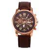 Top Seller Fashion Modern Geneva 411 Women Belt Leather Quartz Watches