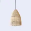 Rattan lampshades lighting hot items for home decor pendant handmade cheap wholesale 2019