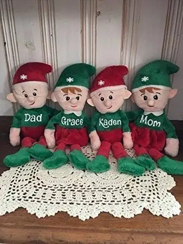 personalized plush elf