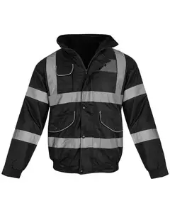 Hi Vis Visibility Bomber Workwear Security Hooded Waterproof Work Wear Jacket/security guard winter jacket Hi Vis Visibility Bomber Workwear Security Hooded Waterproof Work Wear Jacket/security guard winter jacket