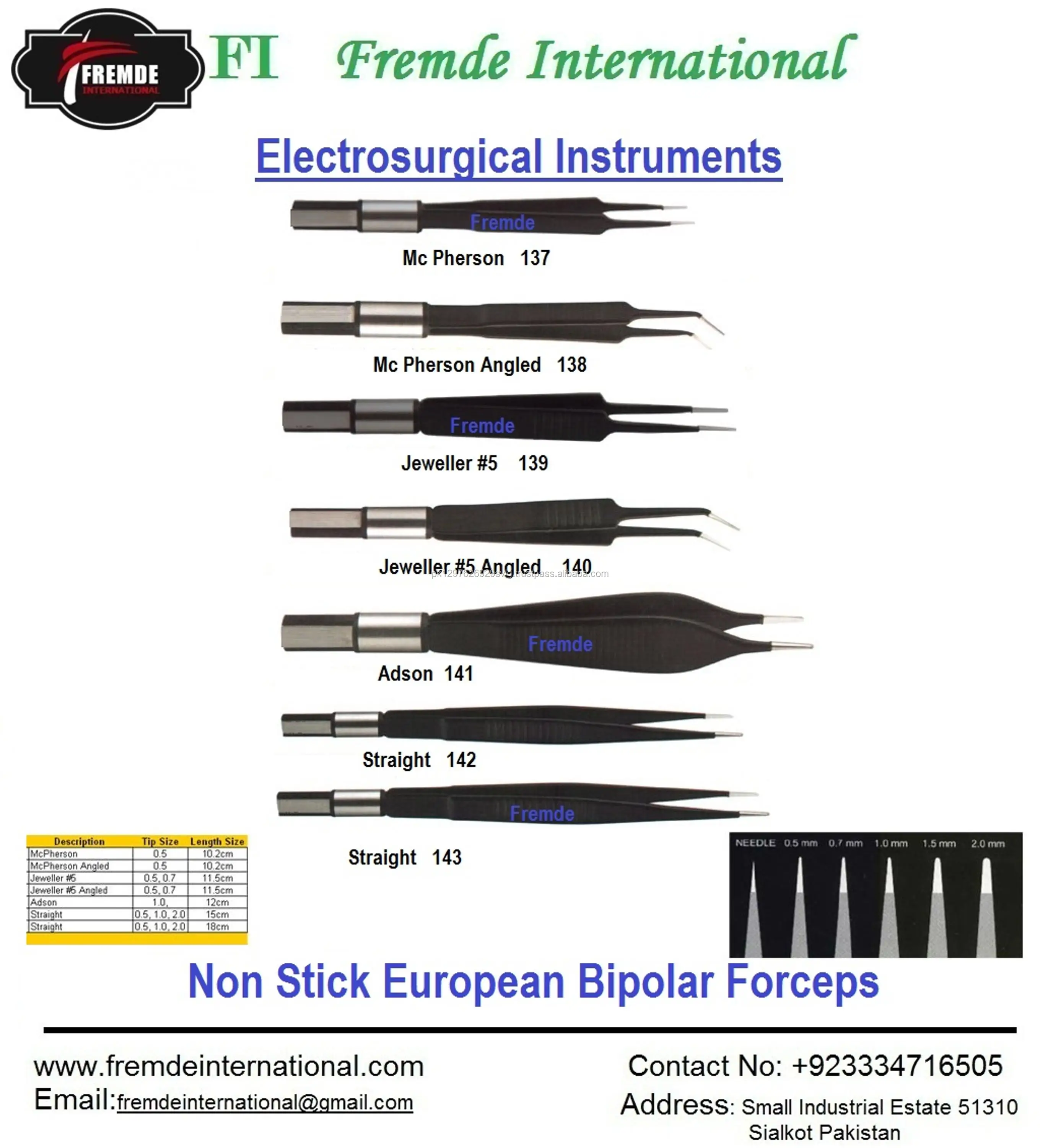 Electrodes 4.0mm Single Use /reusable Electrodes Blade Electrodes