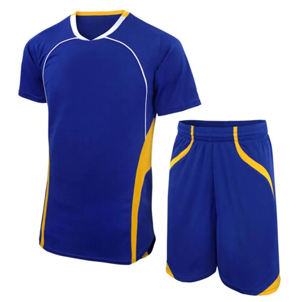 Football Uniforms Superior Soccer Polyester Striped Soccer Jersey ...
