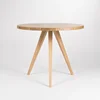 Cities Wonder Round Dining table, Kitchen Table, Made of Solid Wood 90x90x75cm
